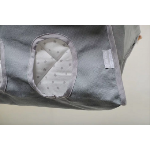 Legan multifunctional bebelusi, 0 luni – 3 ani (20 kg), testat TÜV Rheinland, Grey Stars FW Incababy, Culoare: Gri,poza 4