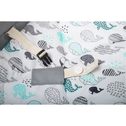 Legan multifunctional bebelusi, 0 luni – 3 ani (20 kg), testat TÜV Rheinland,Whale FW Incababy, Culoare: Gri deschis,poza 8