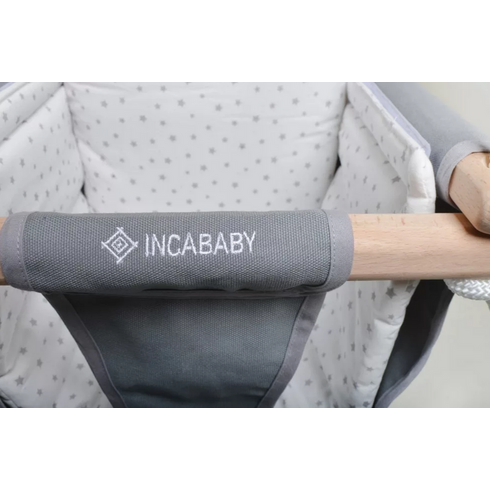 Legan multifunctional bebelusi, 1-5 ani (30 kg), testat TÜV Rheinland, Grey Stars Incababy, Culoare: Gri deschis,poza 4