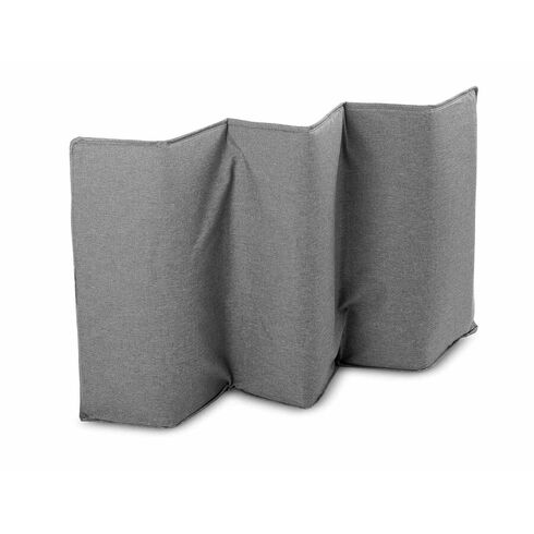 Patut pliant cu etaj intermediar Caretero BASIC PLUS Grey, Culoare: Gri deschis, Dimensiuni: 120x60,poza 8