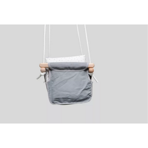 Legan multifunctional bebelusi, 1-5 ani (30 kg), testat TÜV Rheinland, Grey Stars Incababy, Culoare: Gri deschis,poza 2