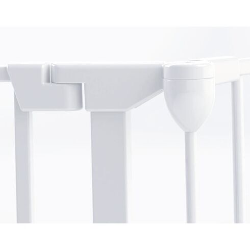 Tarc de siguranta modular cu 5 panouri, metal alb, Noma, N94047, Culoare: Alb,poza 6