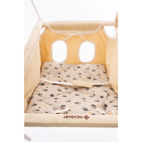 Legan multifunctional bebelusi, 0 luni – 3 ani (20 kg), testat TÜV Rheinland, Paw FW Incababy, Culoare: Maro,poza 5