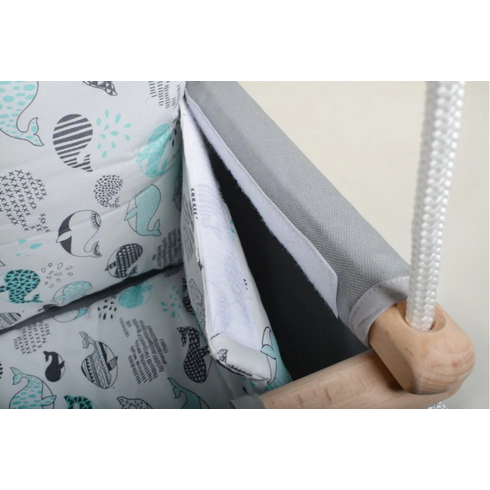 Legan multifunctional bebelusi, 1-5 ani (30 kg), testat TÜV Rheinland, Whale Incababy, Culoare: Gri,poza 4