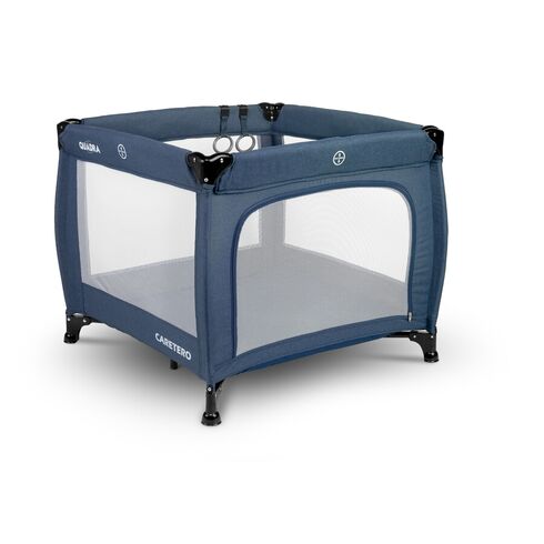 Tarc de joaca 83x83 cm Caretero QUADRA Albastru, Culoare: Albastru