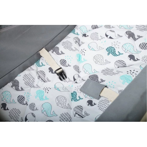 Legan multifunctional bebelusi, 0 luni – 3 ani (20 kg), testat TÜV Rheinland,Whale FW Incababy, Culoare: Gri deschis,poza 3