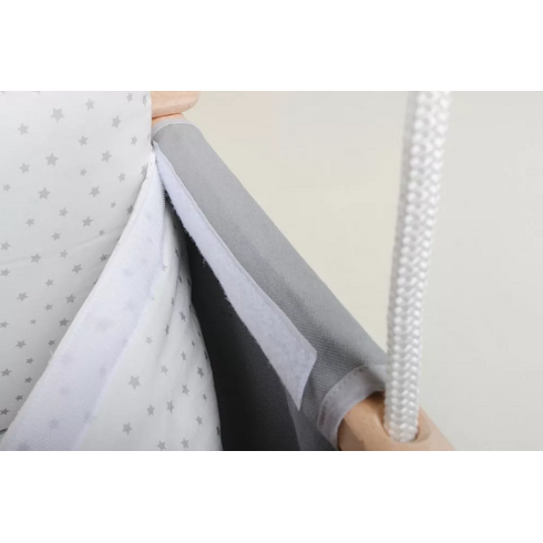 Legan multifunctional bebelusi, 1-5 ani (30 kg), testat TÜV Rheinland, Grey Stars Incababy, Culoare: Gri deschis,poza 3