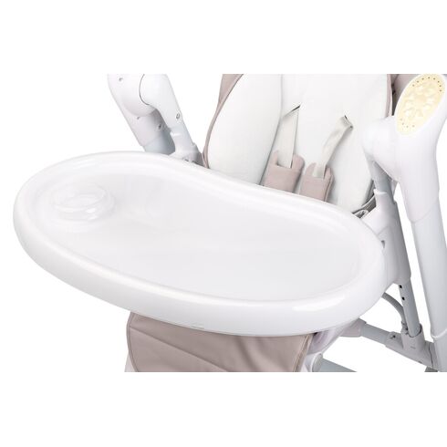 Scaun de masa cu leagan electric Caretero INDIGO 2 in 1 Beige, Culoare: Crem,poza 7