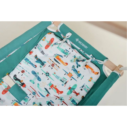 Legan multifunctional bebelusi, 0 luni – 3 ani (20 kg), testat TÜV Rheinland, Flying Fox FW Incababy, Culoare: Verde,poza 6