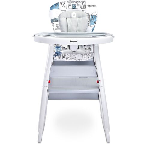 Scaun de masa transformabil Caretero HOMEE 2 in 1 Grey, Culoare: Gri,poza 5