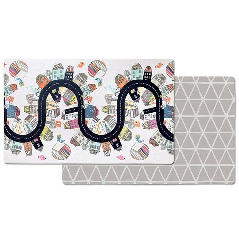 Salteluta reversibila Skip Hop Vibrant Village, Culoare: Alb/Negru