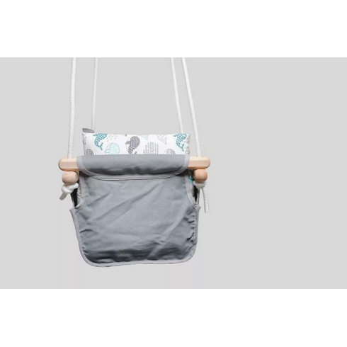 Legan multifunctional bebelusi, 1-5 ani (30 kg), testat TÜV Rheinland, Whale Incababy, Culoare: Gri,poza 3