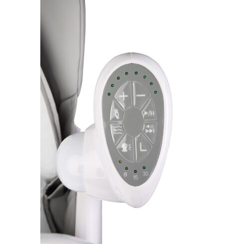 Scaun de masa cu leagan electric Caretero INDIGO 2 in 1 Grey, Culoare: Gri,poza 5