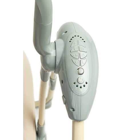 Leagan electric cu telecomanda Caretero LOOP Beige, Culoare: Crem,poza 7