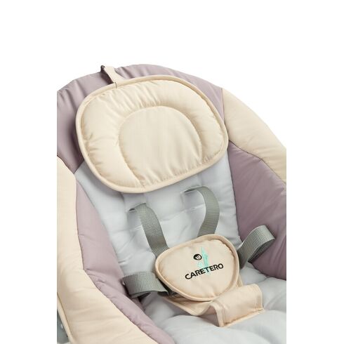 Leagan electric cu telecomanda Caretero LOOP Beige, Culoare: Crem,poza 10
