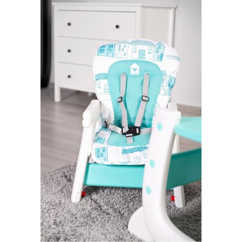 Scaun de masa transformabil Caretero HOMEE 2 in 1 Mint, Culoare: Turquoise,poza 6  - ExclusivMAG.ro Scaun de masa transformabil Caretero HOMEE 2 in 1 Mint, Culoare: Turquoise,poza 6