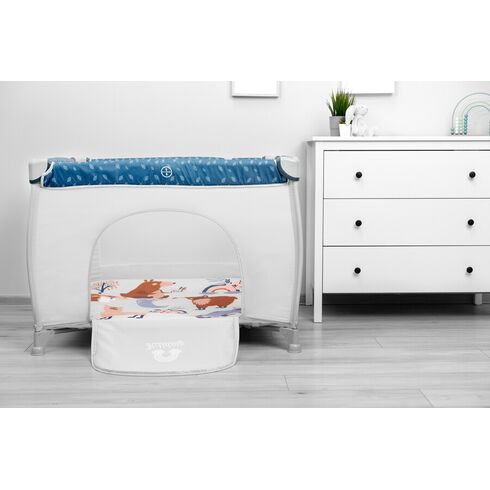 Tarc de joaca Caretero HOLIDAY 100x100cm Gri, Culoare: Gri - poza 7 - ExclusivMAG.ro