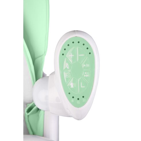 Scaun de masa cu leagan electric Caretero INDIGO 2 in 1 Mint, Culoare: Verde,poza 8