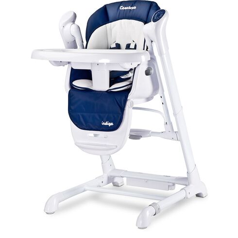 Scaun de masa cu leagan electric Caretero INDIGO 2 in 1 Navy, Culoare: Albastru