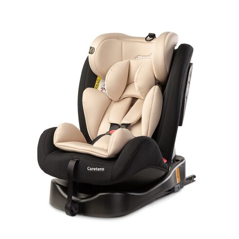 Scaun auto Caretero MOKKI Rear-facing 360 ISOFIX 0-36 Kg Beige, Culoare: Crem, Grupa: 0-36kg (0 luni - 12 ani)  - ExclusivMAG.ro