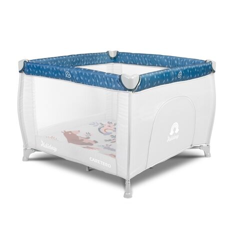 Tarc de joaca Caretero HOLIDAY 100x100cm Gri, Culoare: Gri  - ExclusivMAG.ro