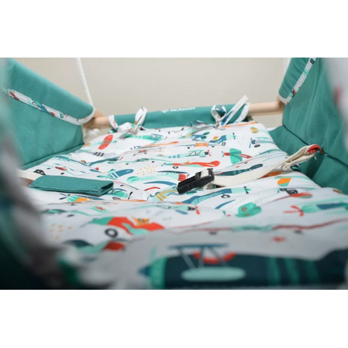 Legan multifunctional bebelusi, 0 luni – 3 ani (20 kg), testat TÜV Rheinland, Flying Fox FW Incababy, Culoare: Verde,poza 5