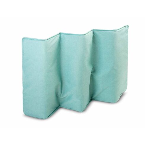 Patut pliant cu etaj intermediar Caretero BASIC PLUS Mint, Culoare: Turquoise, Dimensiuni: 120x60,poza 8