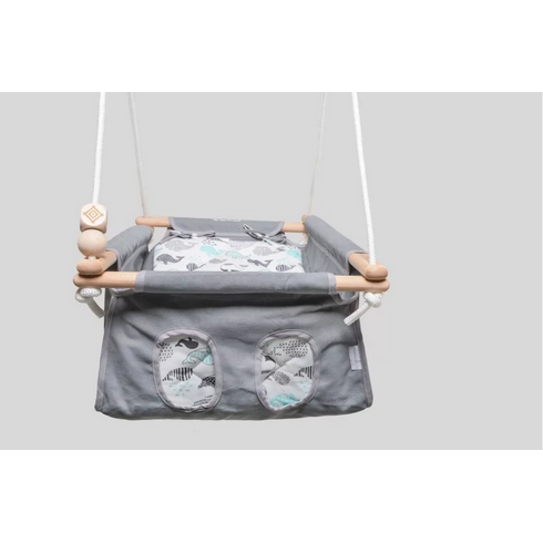 Legan multifunctional bebelusi, 0 luni – 3 ani (20 kg), testat TÜV Rheinland,Whale FW Incababy, Culoare: Gri deschis,poza 2