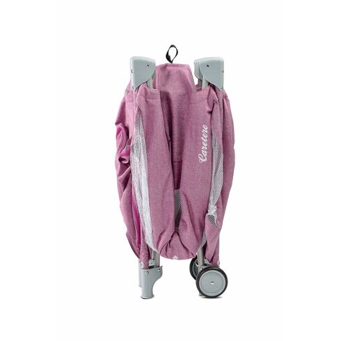 Patut pliant cu etaj intermediar Caretero BASIC PLUS Lavenda, Culoare: Mov, Dimensiuni: 120x60,poza 7