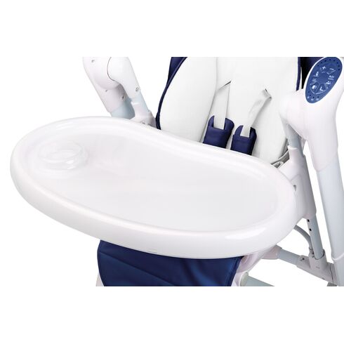 Scaun de masa cu leagan electric Caretero INDIGO 2 in 1 Navy, Culoare: Albastru,poza 5