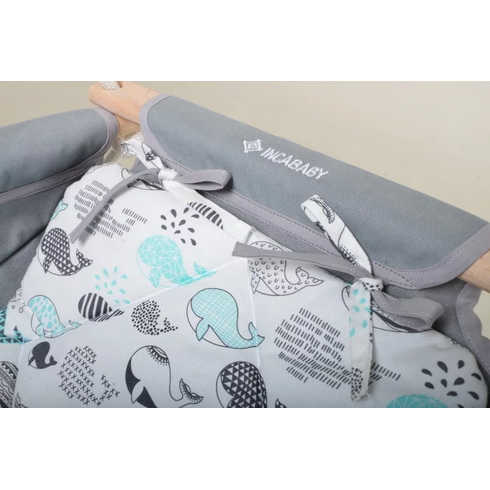 Legan multifunctional bebelusi, 0 luni – 3 ani (20 kg), testat TÜV Rheinland,Whale FW Incababy, Culoare: Gri deschis,poza 4