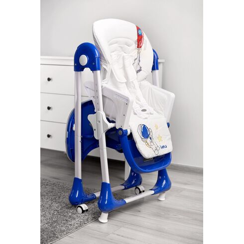 Scaun de masa Caretero LUNA Navy, Culoare: Albastru,poza 8