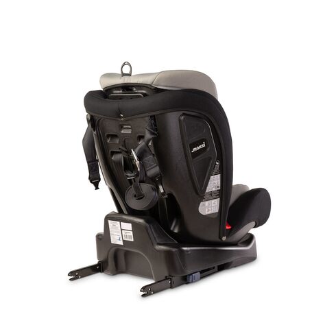 Scaun auto Caretero MOKKI Rear-facing 360 ISOFIX 0-36 Kg Graphite, Culoare: Gri, Grupa: 0-36kg (0 luni - 12 ani) - poza 9 - ExclusivMAG.ro