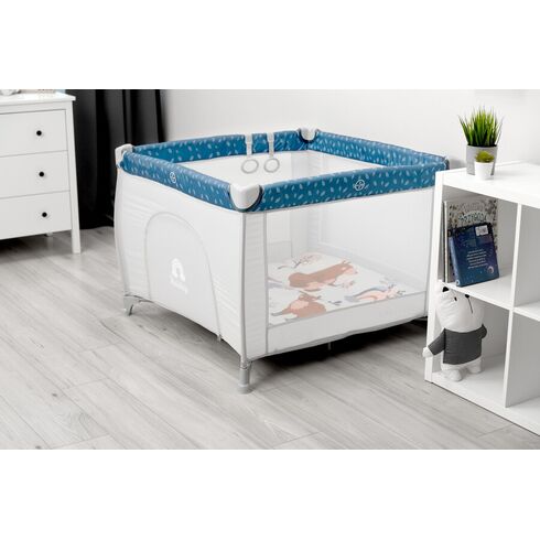 Tarc de joaca Caretero HOLIDAY 100x100cm Gri, Culoare: Gri - poza 8 - ExclusivMAG.ro