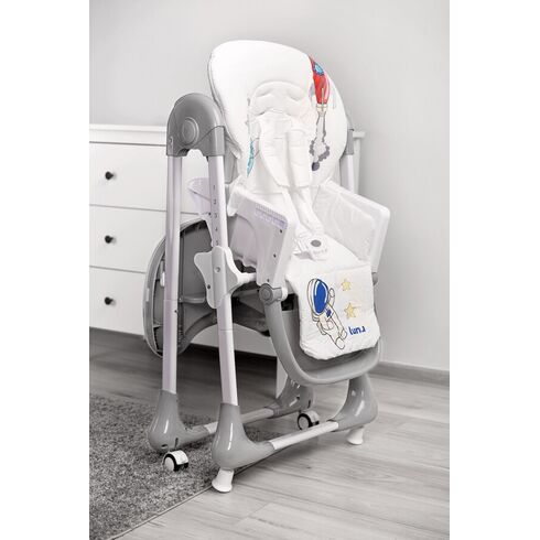 Scaun de masa Caretero LUNA Grey, Culoare: Gri,poza 9