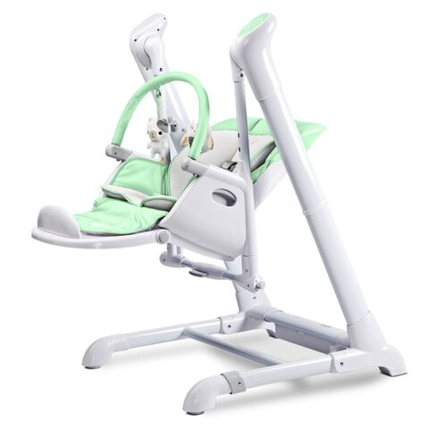 Scaun de masa cu leagan electric Caretero INDIGO 2 in 1 Mint, Culoare: Verde,poza 3