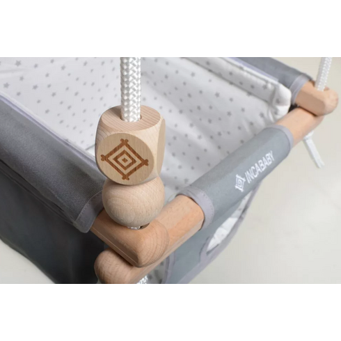 Legan multifunctional bebelusi, 1-5 ani (30 kg), testat TÜV Rheinland, Grey Stars Incababy, Culoare: Gri deschis,poza 5