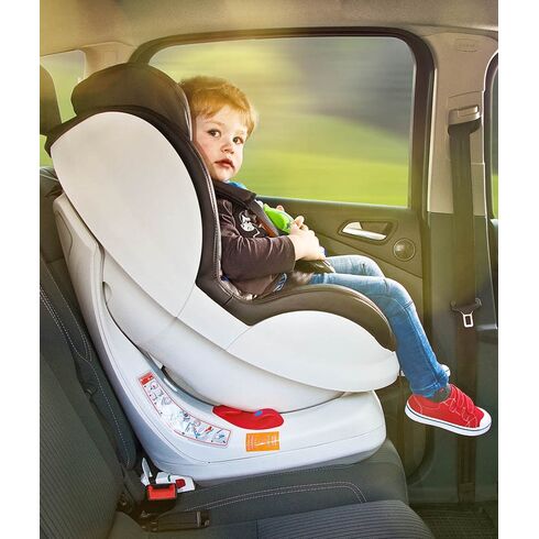 Scaun auto Caretero DEFENDER+ ISOFIX 0-18 Kg Beige, Culoare: Crem, Grupa: 0-18kg (0 luni - 4 ani),poza 2