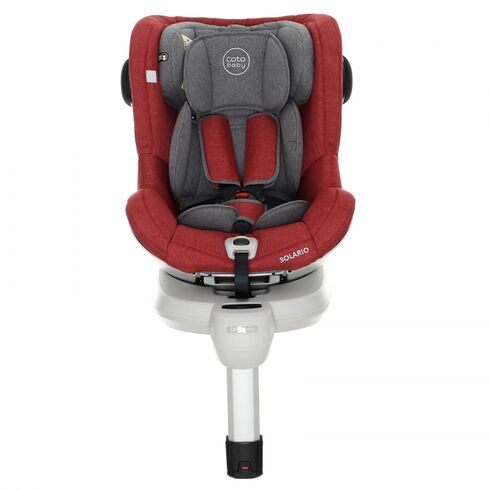 Scaun auto Coto Baby Solario Melange Red 360 grade ISOFIX 0-18 Kg, Culoare: Rosu, Grupa: 0-18kg (0 luni - 4 ani),poza 2