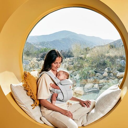 Marsupiu Ergobaby Omni Dream Pearl Grey, Culoare: Gri deschis - poza 6 - ExclusivMAG.ro