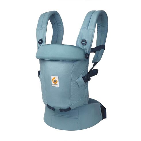 Marsupiu Ergobaby Adapt Soft Touch Cotton Slate Blue, Culoare: Blue
