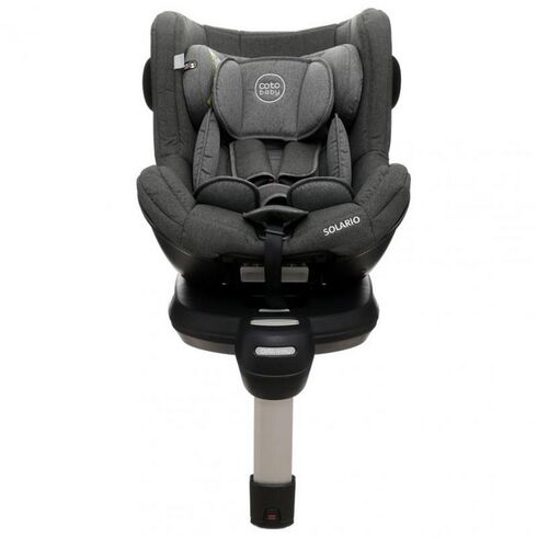 Scaun auto Coto Baby Solario Melange Grey 360 grade ISOFIX 0-18 Kg, Culoare: Gri, Grupa: 0-18kg (0 luni - 4 ani),poza 2