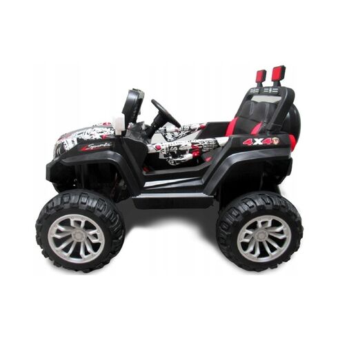 Masinuta electrica cu telecomanda 4 X 4 Buggy X7 R-Sport - Alb, Culoare: Alb/Negru,poza 2