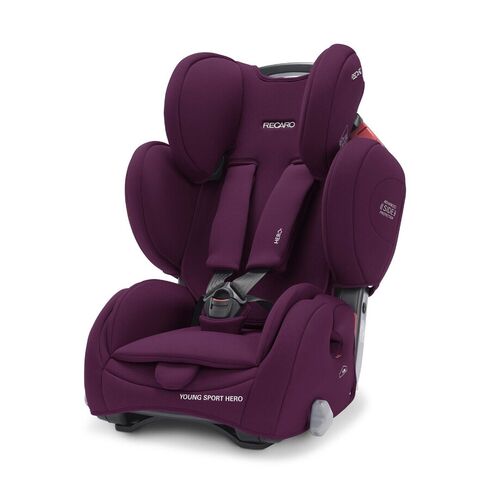 Scaun auto Recaro Young Sport Hero Core Very Berry, Culoare: Mov, Grupa: 9-36kg (9 luni - 12 ani)  - ExclusivMAG.ro