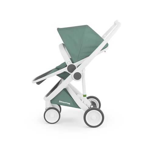 Carucior, Greentom, Reversible, 100% Ecologic, White Sage,poza 3  - ExclusivMAG.ro Carucior, Greentom, Reversible, 100% Ecologic, White Sage,poza 3
