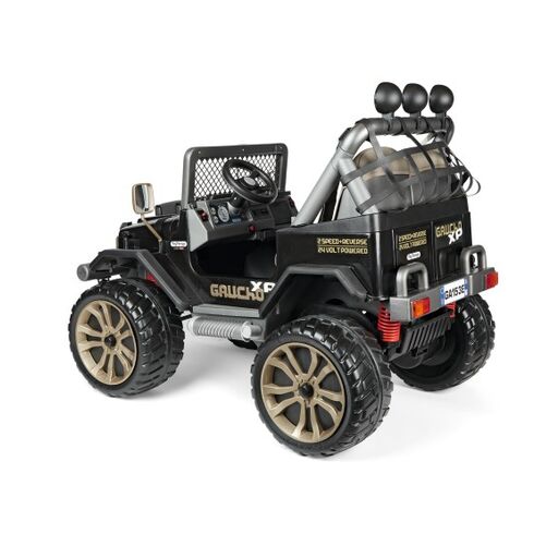 Masina Peg Perego Gaucho XP, 24V, 3 ani +, Negru/Maro,poza 4  - ExclusivMAG.ro Masina Peg Perego Gaucho XP, 24V, 3 ani +, Negru/Maro,poza 4