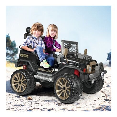 Masina Peg Perego Gaucho XP, 24V, 3 ani +, Negru/Maro,poza 2  - ExclusivMAG.ro Masina Peg Perego Gaucho XP, 24V, 3 ani +, Negru/Maro,poza 2