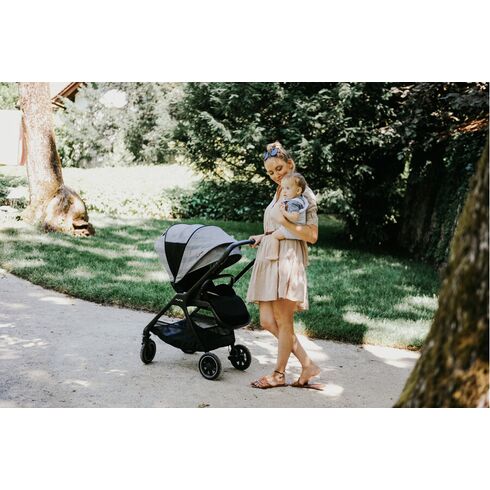 Carucior 2 in 1 Nuna TRIV editie limitata Ellis, Culoare: Gri/Negru - poza 11 - ExclusivMAG.ro