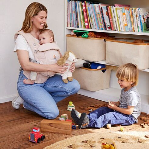 Marsupiu Ergobaby Adapt Soft Flex Mesh Pink Quartz, Culoare: Roz,poza 4