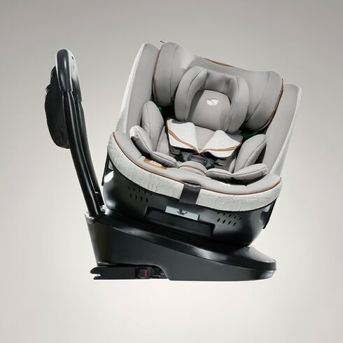 Scaun auto i-Size Joie i-Spin Grow 360° Signature, nastere-125 cm, Oyster, Culoare: Gri deschis, Grupa: 0-25kg (0 luni - 7 ani),poza 4